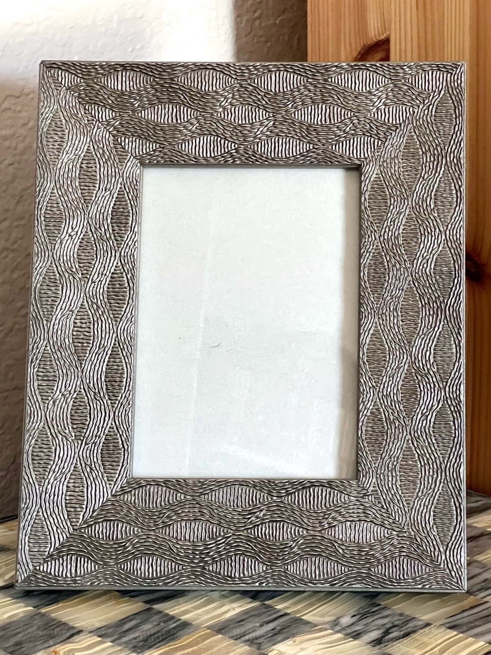 Tahari Home Silver Metal Picture Frame 5” x 7”